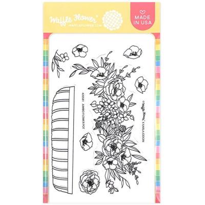 Waffle Flower Crafts Clear Stamps - Jumbo Flower Pot